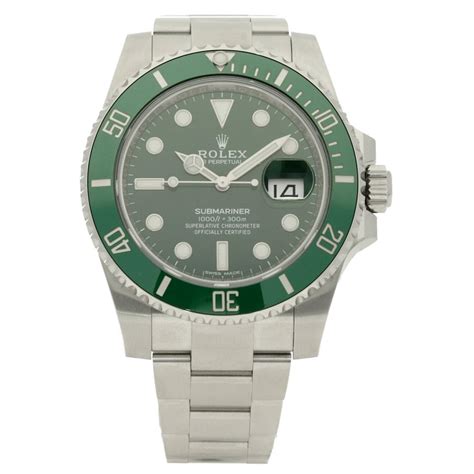 rolex submariner hulk 2018|Rolex Hulk watch charts.